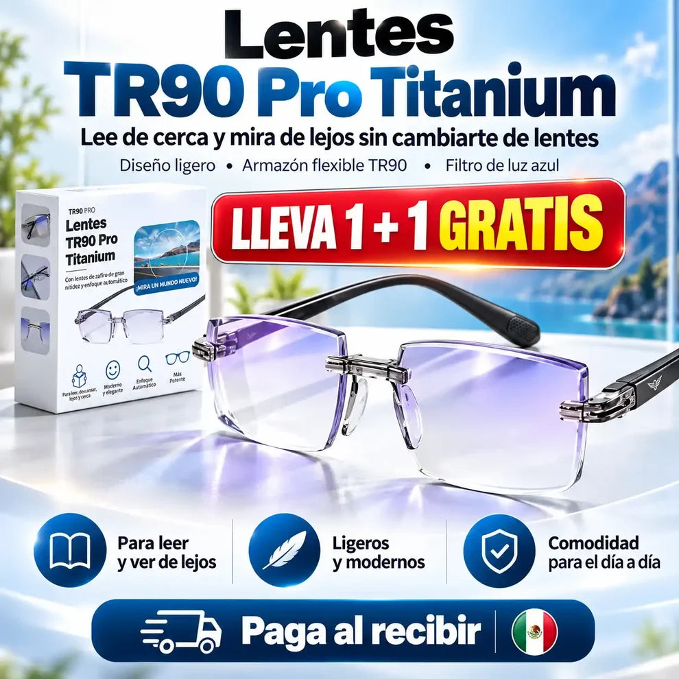 OptiFlex TR90®: Gafas Multifocales Fotocromáticas con Filtro de Luz Azul